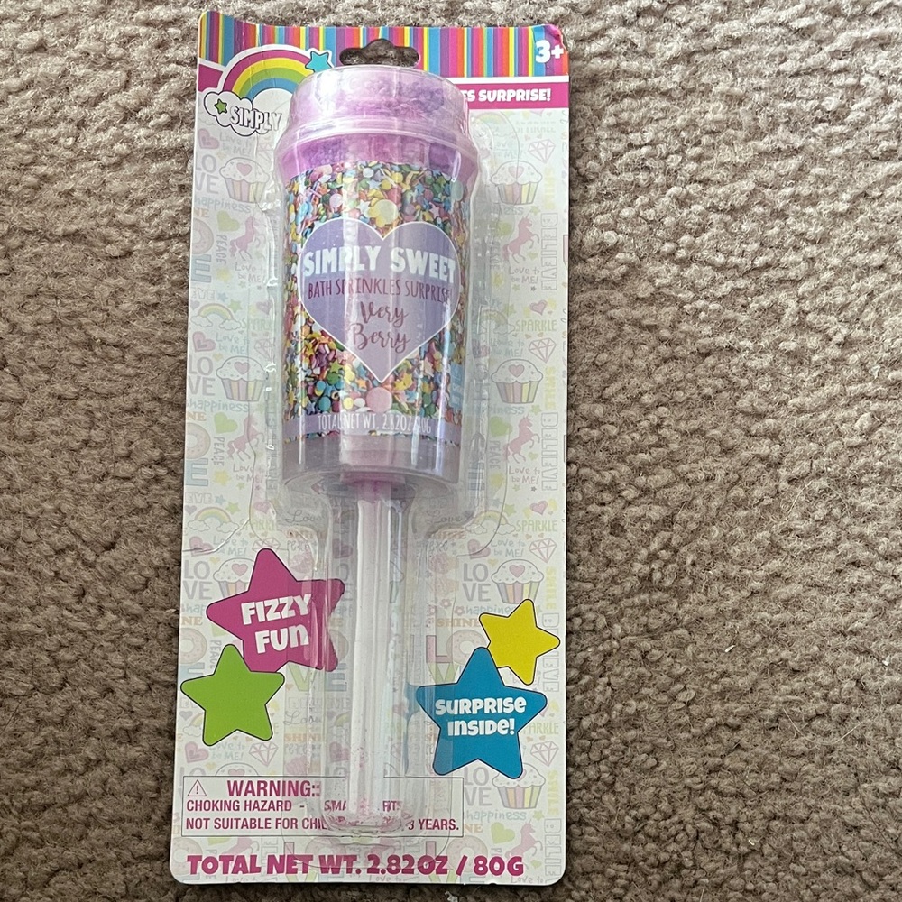 Bath Sprinkle Popper - Pink Berry - Picture 2 of 3